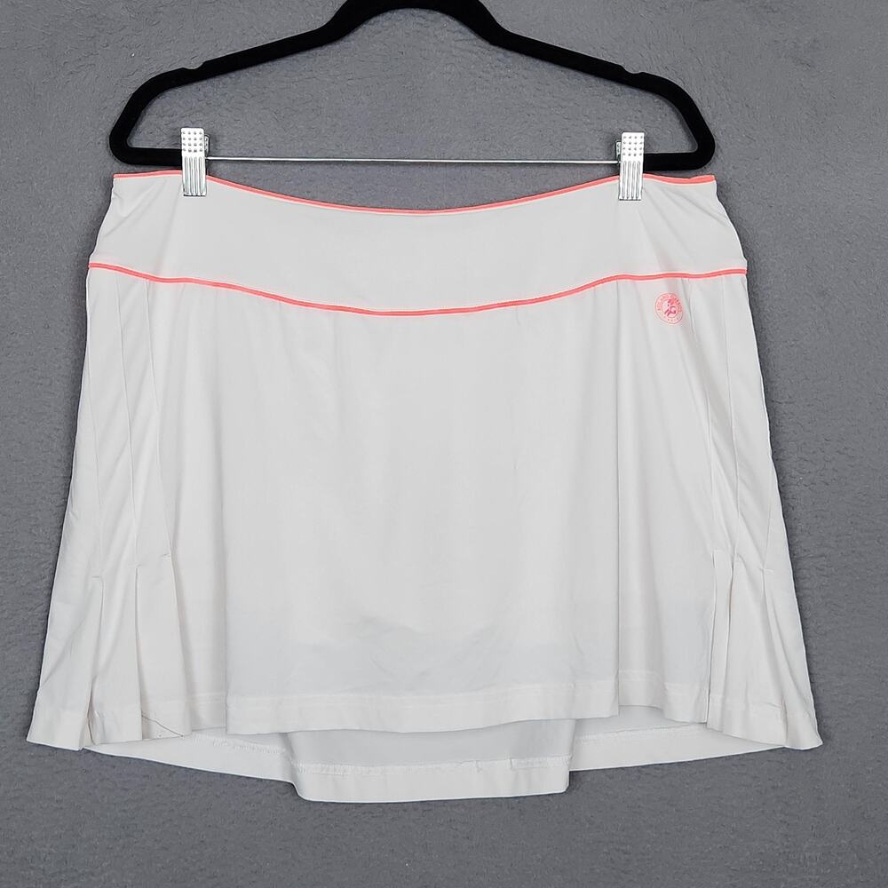 Adidas Skort Womens XL White Roland Garros Tennis Climalite Clima365 AZB001